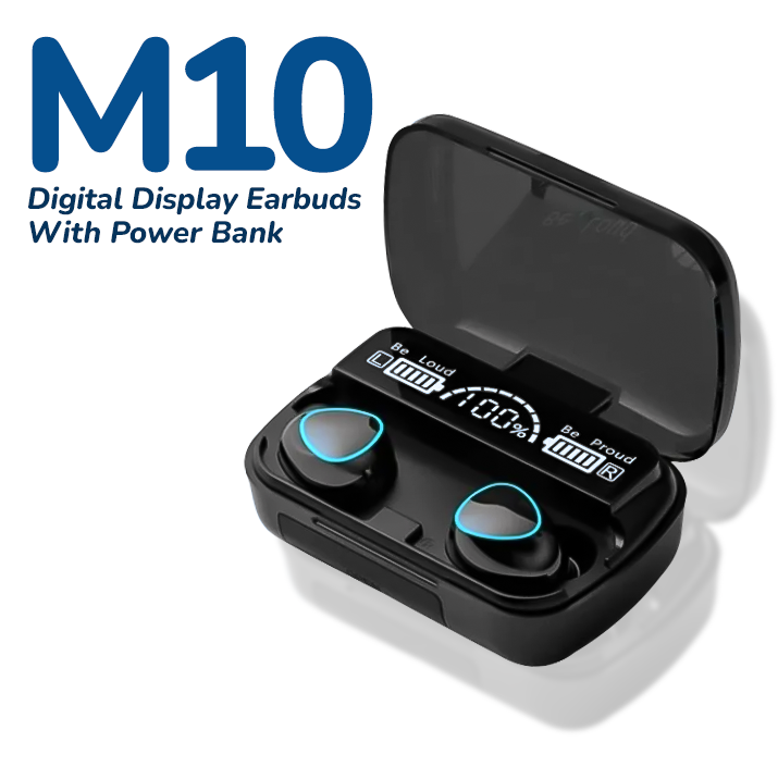 M10 TWS Wireless Headphones Touch Control Bluetooth-Compatible 5.3