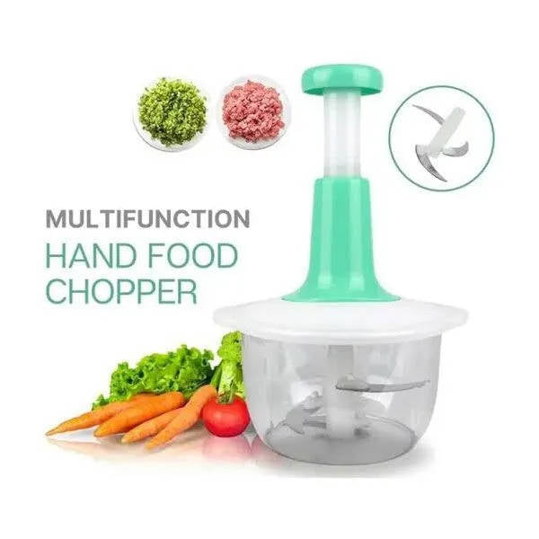 Multifunctional Imported Manual Chopper & Grinder – Hand-Push Design for Easy and Efficient Chopping, Mixing, and Grinding in the Kitchen.