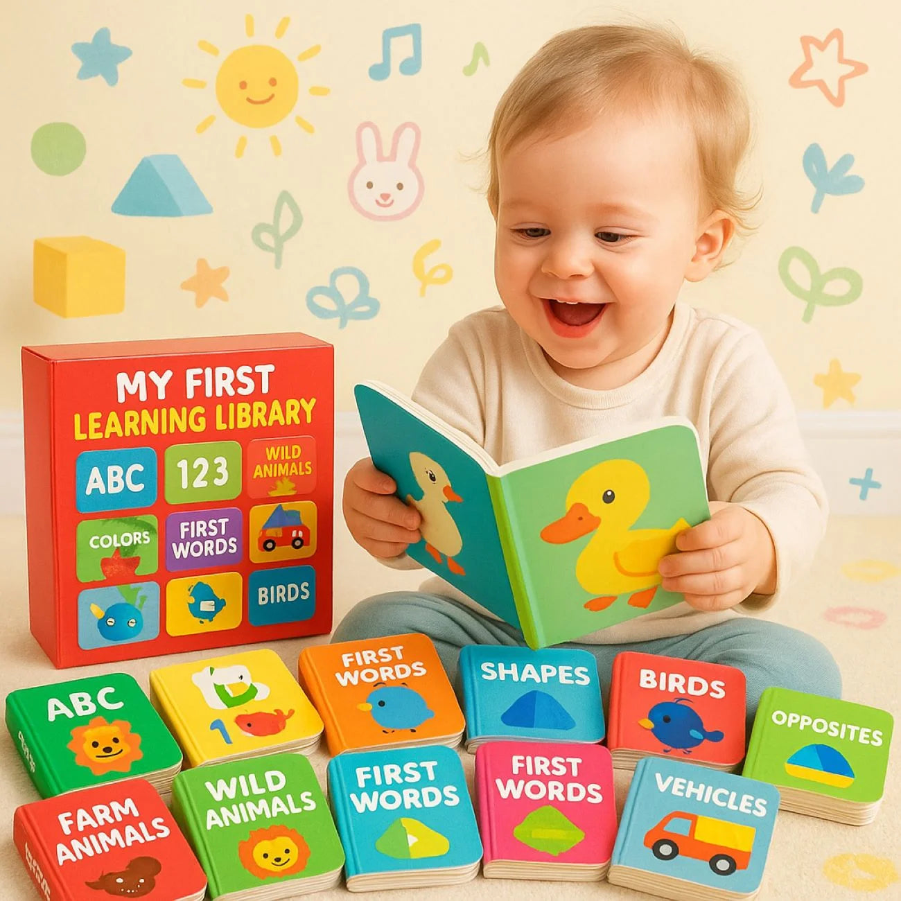 Preschool 12 in 1 Learning Library