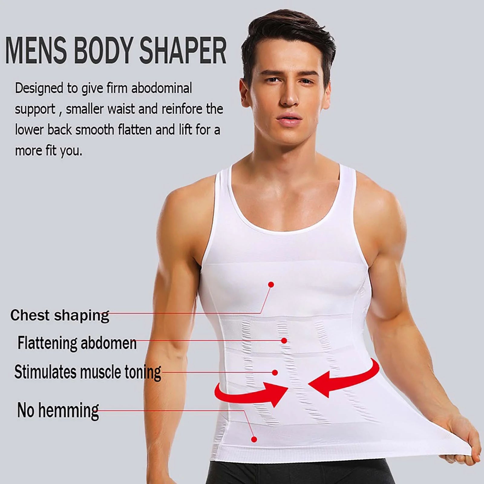 chest shaping and covers belly fat effectively