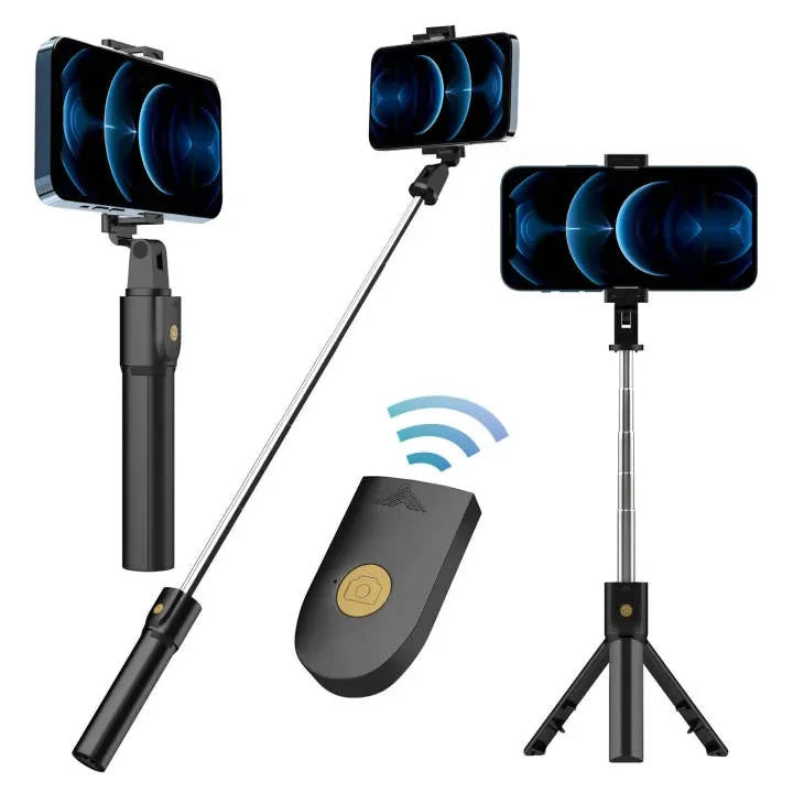 4 in 1 Tripod Selfie Stick With Remote Control
