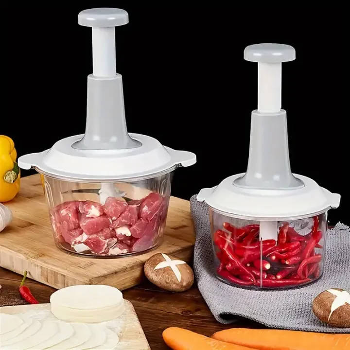 Multifunctional Imported Manual Chopper & Grinder with Hand-Push Design
