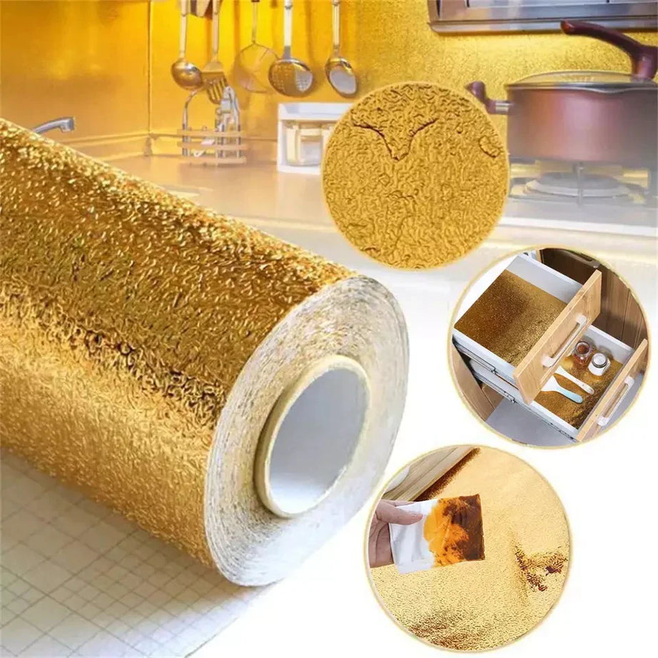 Kitchen Self Adhesive Aluminum Foil Oil Proof Sheet