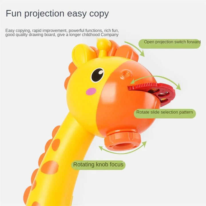 Giraffe Projection Painting Table for Kids