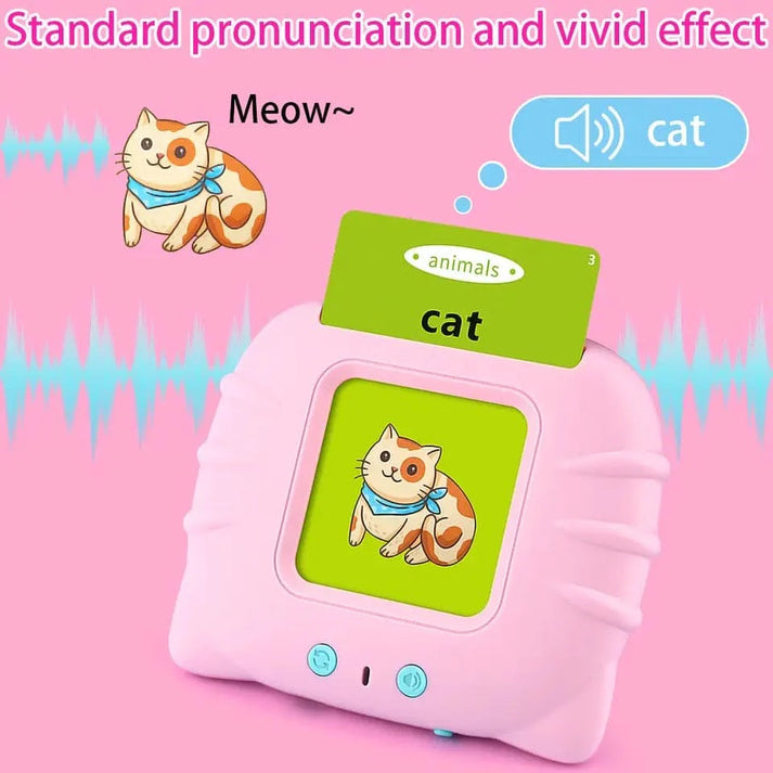 Talking Flash Card Educational Game Set for Preschool Kids