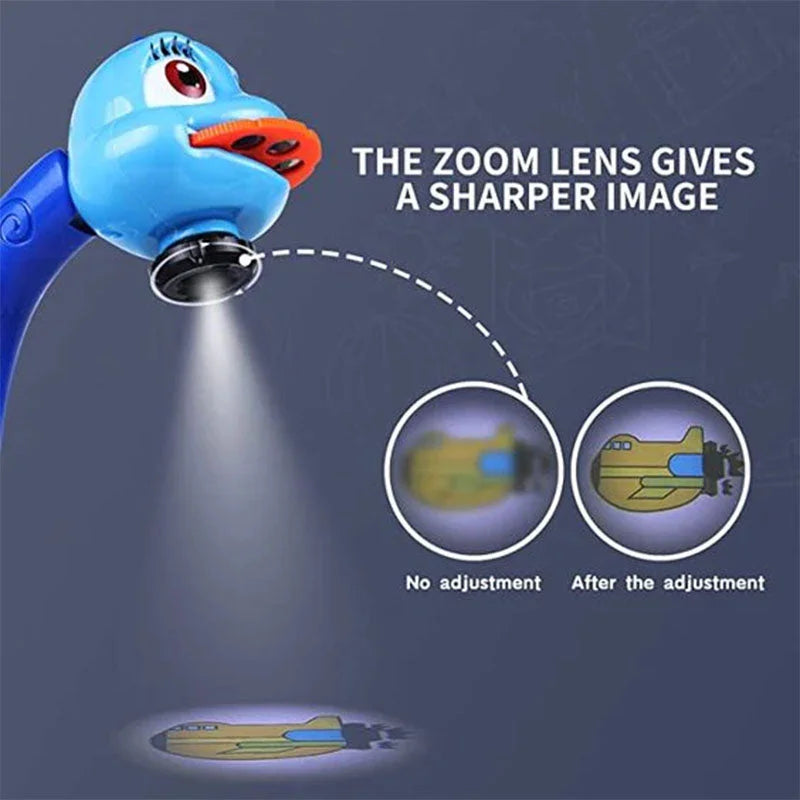 Giraffe Projection Painting Table for Kids